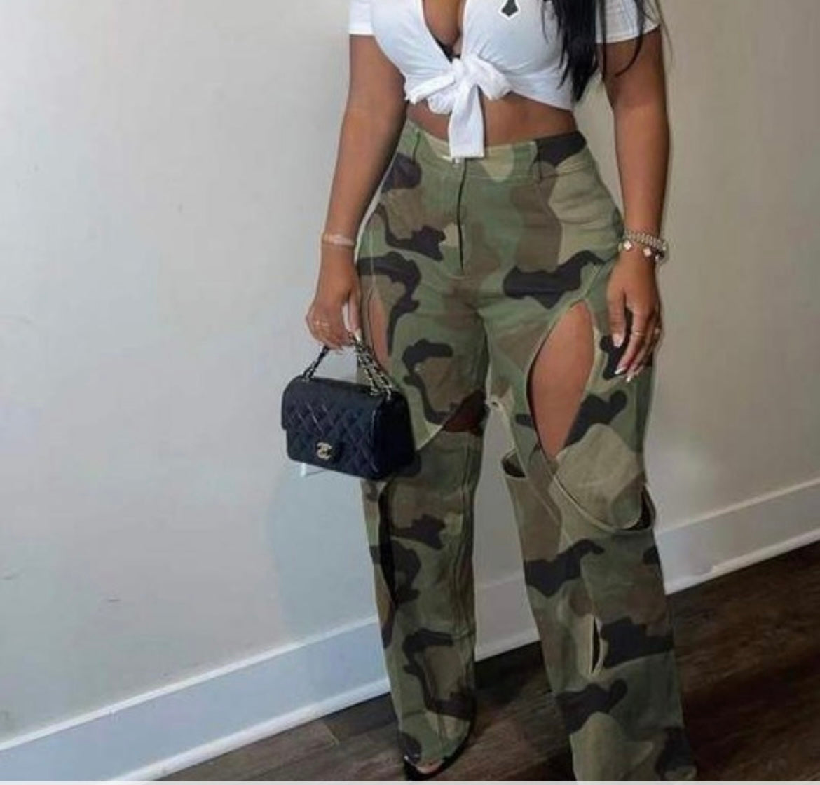 Camouflage pants