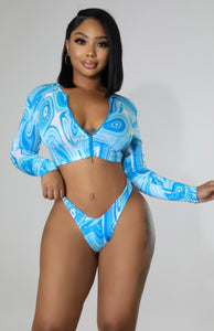 Swim suit - blue